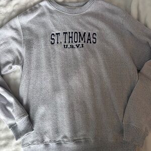 Gray St. Thomas U.S.V.I. Sweater